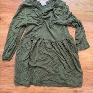 Kate Quinn Olive Green Kids Dress (12-18m)